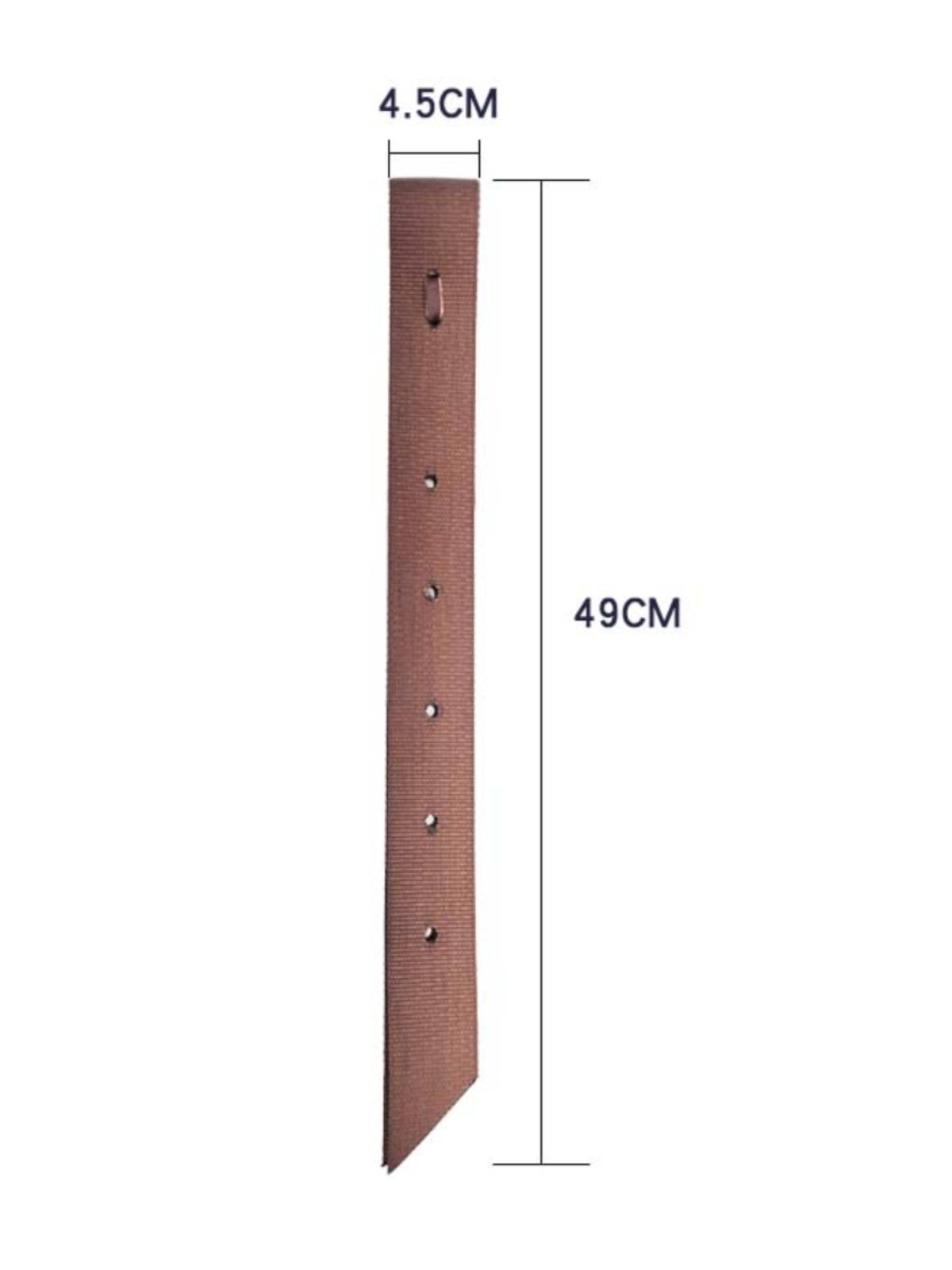 With a right nylon belt in front of the western saddle and a tummy belt with a western saddle fitting horse prop