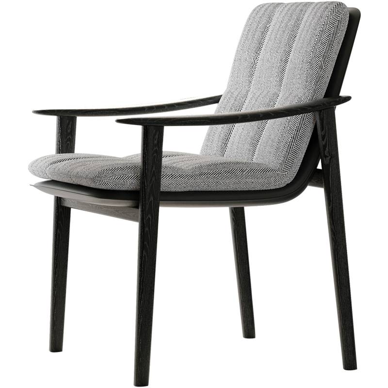 Italian Fynn Fenn Set Wood Saded Counter -Skin Dining Designer Designer Simplication Tea Chair Desk and Chair