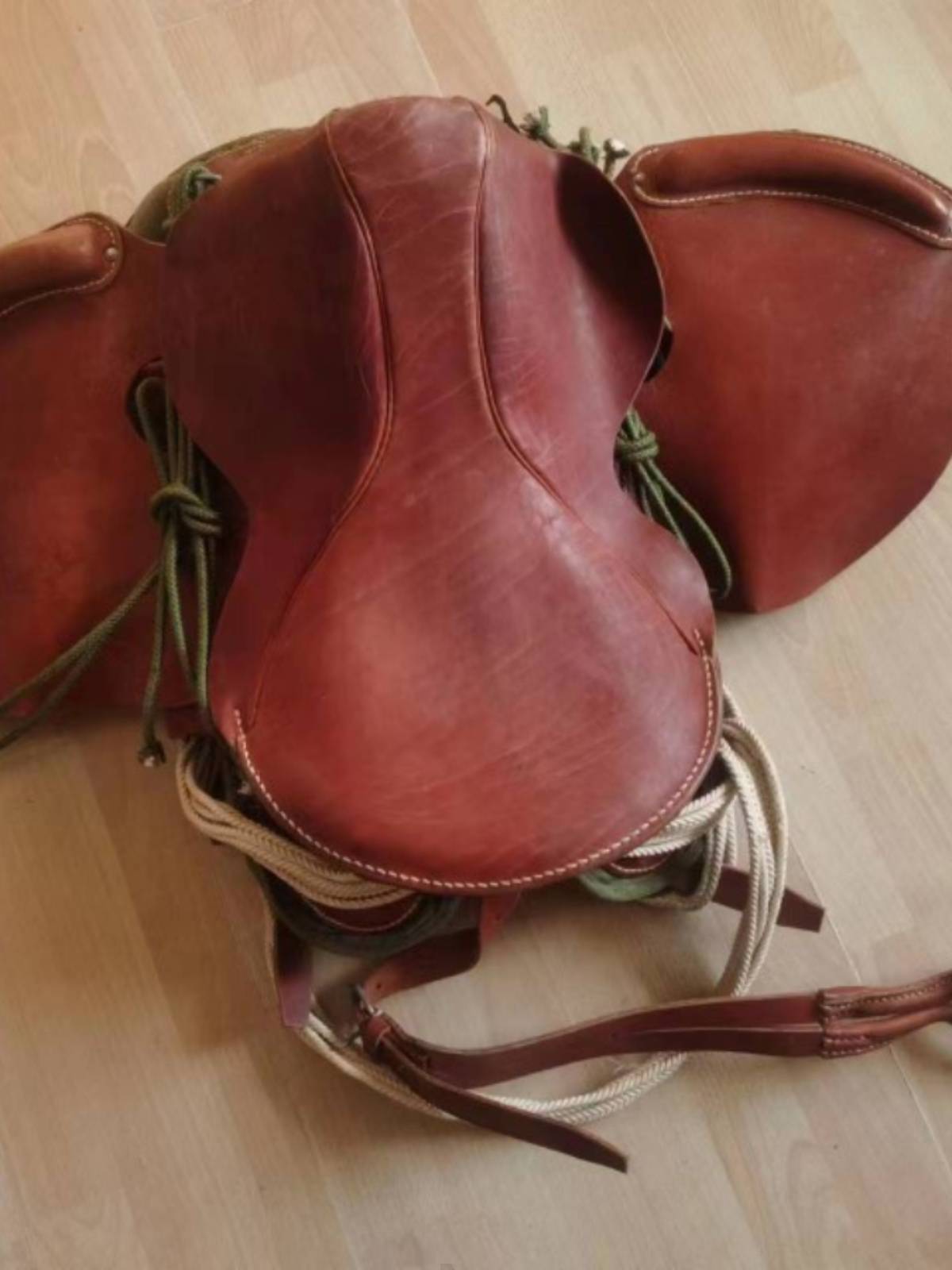 Genuine veteran 95 saddlezi comprehensive 1997 pure cowhide collection value Mongolian riding appliances full set