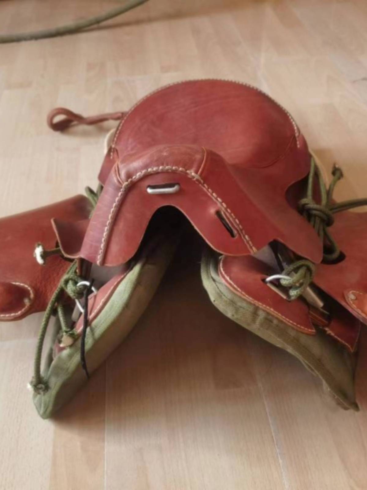 Genuine veteran 95 saddlezi comprehensive 1997 pure cowhide collection value Mongolian riding appliances full set