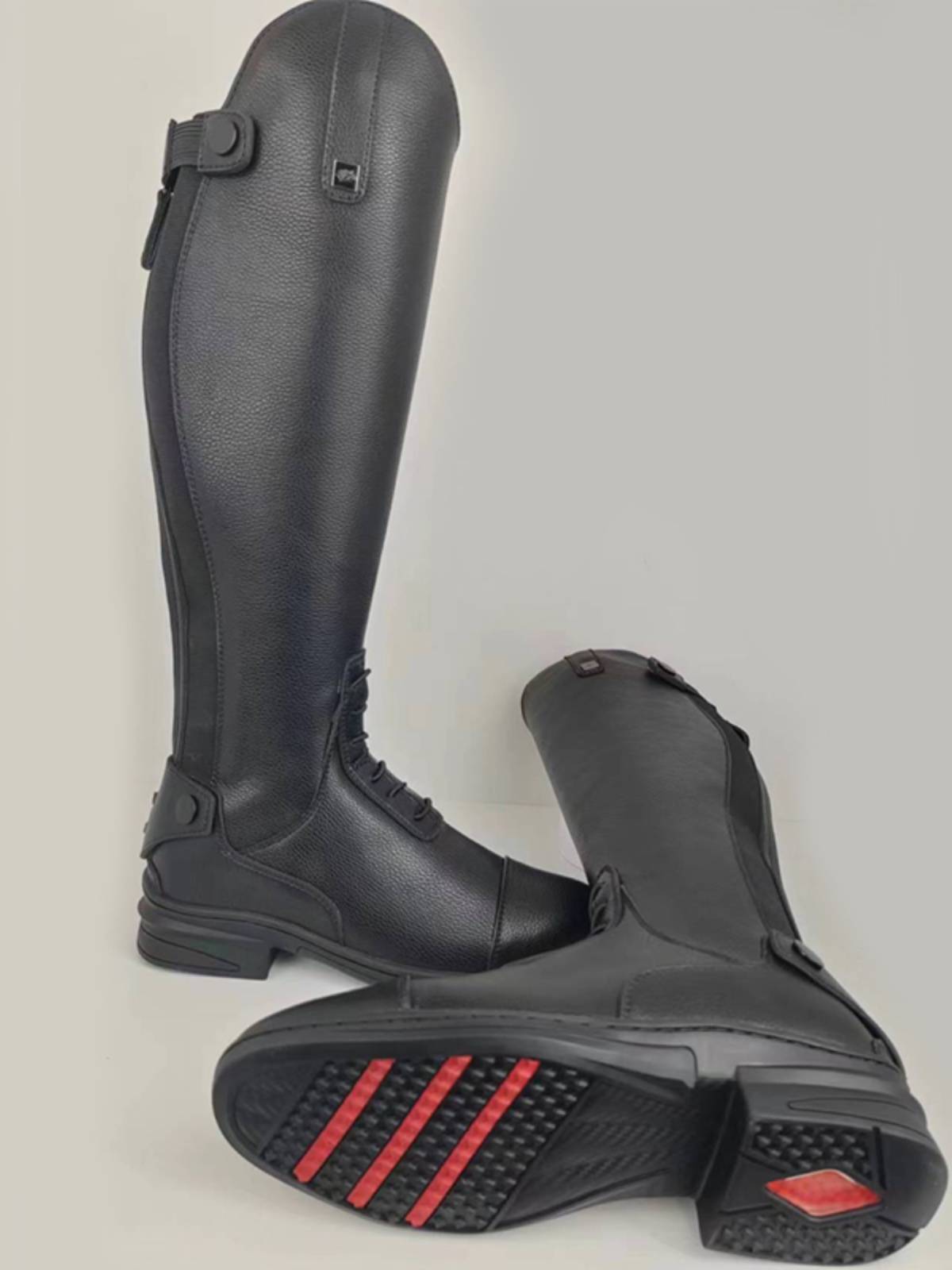 Cowhide leather riding boots equestrian high boots barrier boots race rider boots men's and women riding shoes equestrian equestrian equestrian