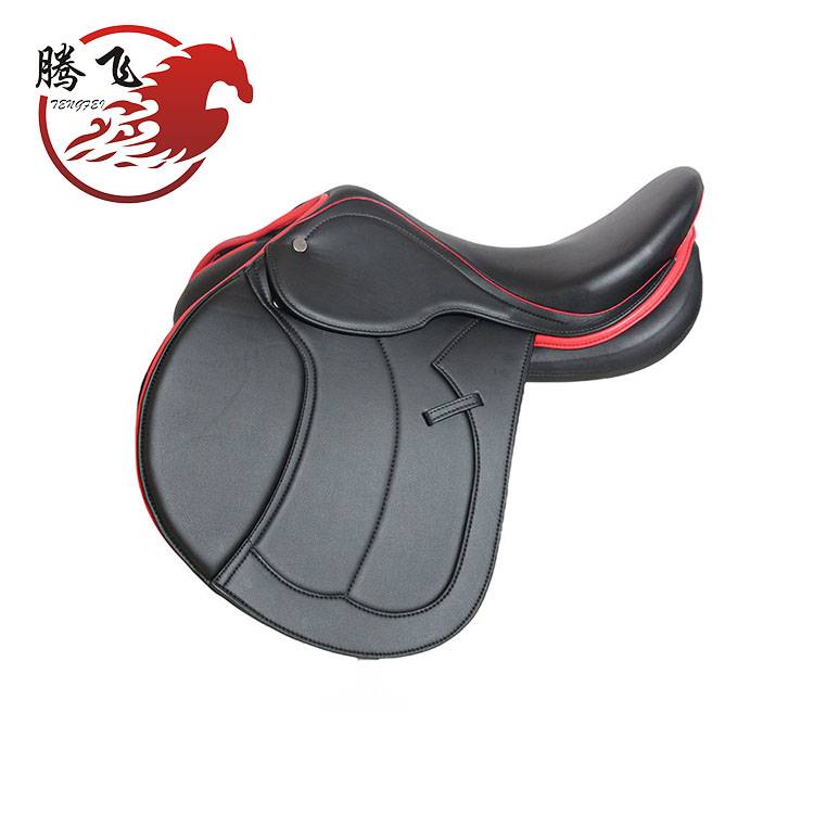 Red side black naked saddle