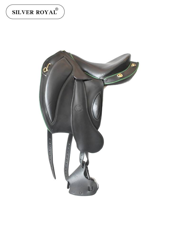 Silverroyal all -leather endurance saddle -type soft saddle -filled saddle horse saddle long -distance saddle