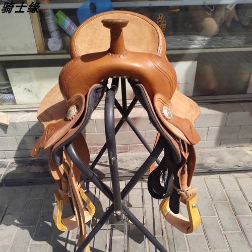The knights were soft and comfortable, and the saddles were carved in the west by hand