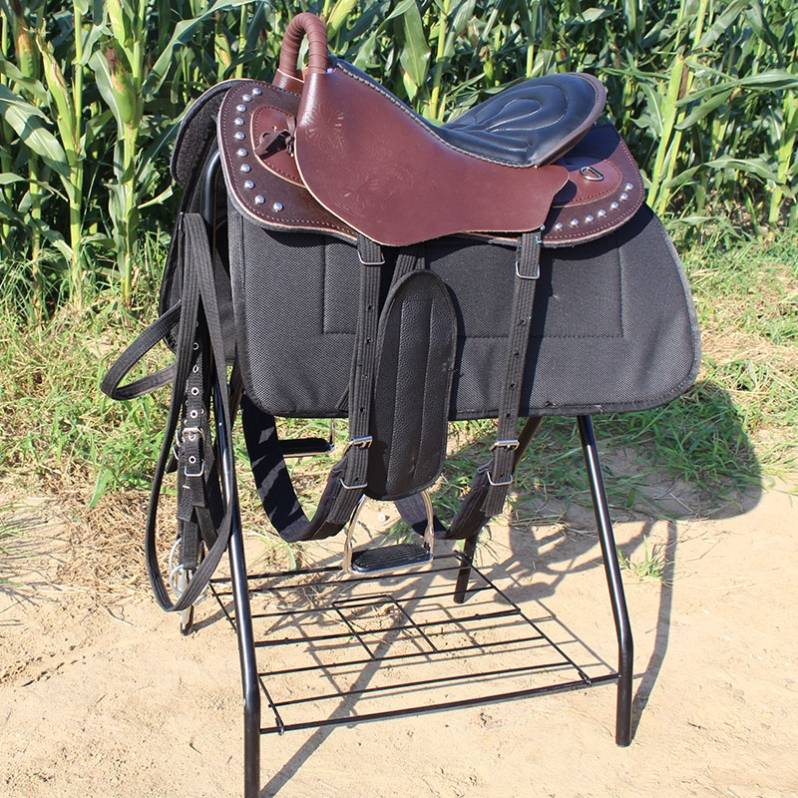 Pump-down coffee and horse saddles with a full set