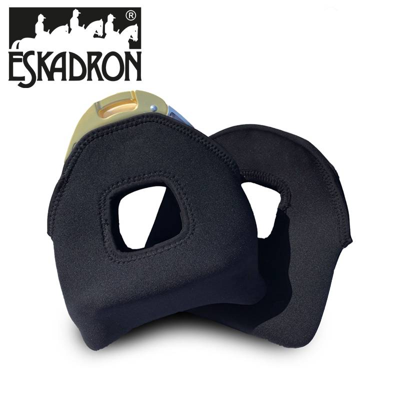 ESKADRON Black Club rubber all wrapped in horse stuffed dust covers protective saddle leather scratching Germany imported