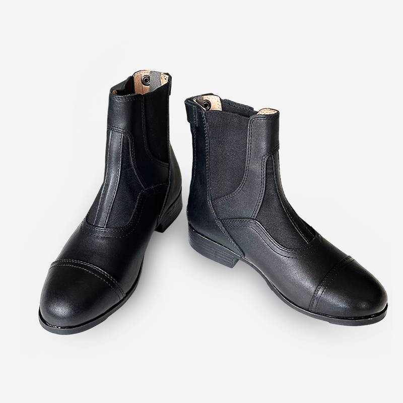 Eight -foot dragon equestrian horses boots summer horse riding short boots men's cowhide wear -resistant anti -slip and air -breathable knight equipment