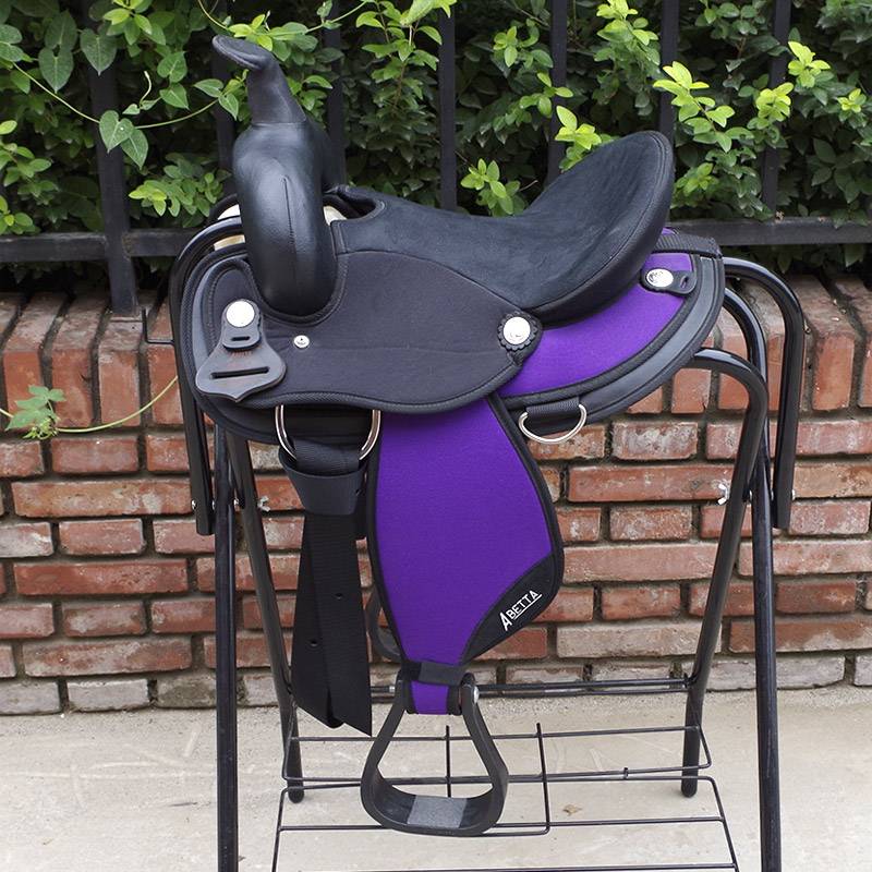 Imported ABETTA Nylon West Saddle "Rabbit" Children's Western Equestrian Mount Saddle