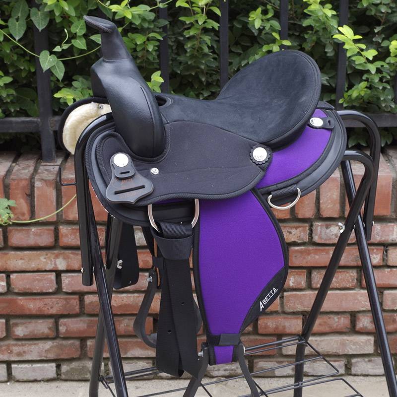 Imported ABETTA Nylon West Saddle "Rabbit" Children's Western Equestrian Mount Saddle