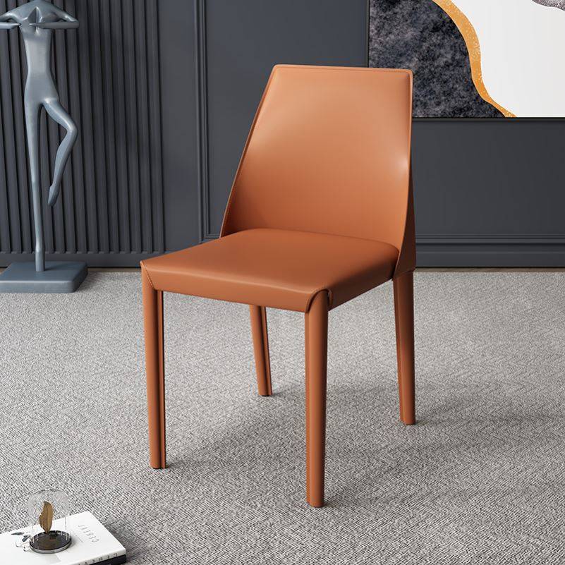 Xinjiang saddling dining chair, which means minimalist ergonomic chair restaurant restaurant back stool Nordic light