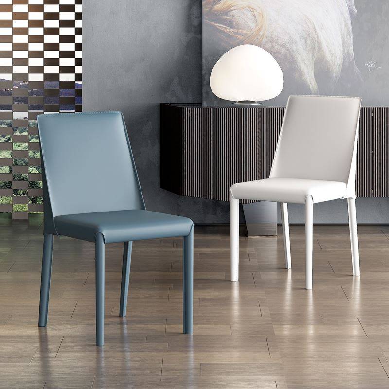 Xinjiang saddling dining chair, which means minimalist ergonomic chair restaurant restaurant back stool Nordic light