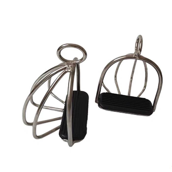 Safe pedal Safe horse ramny saddling horses accessories electroplating stainless steel safe horse ravioli safety protective cover