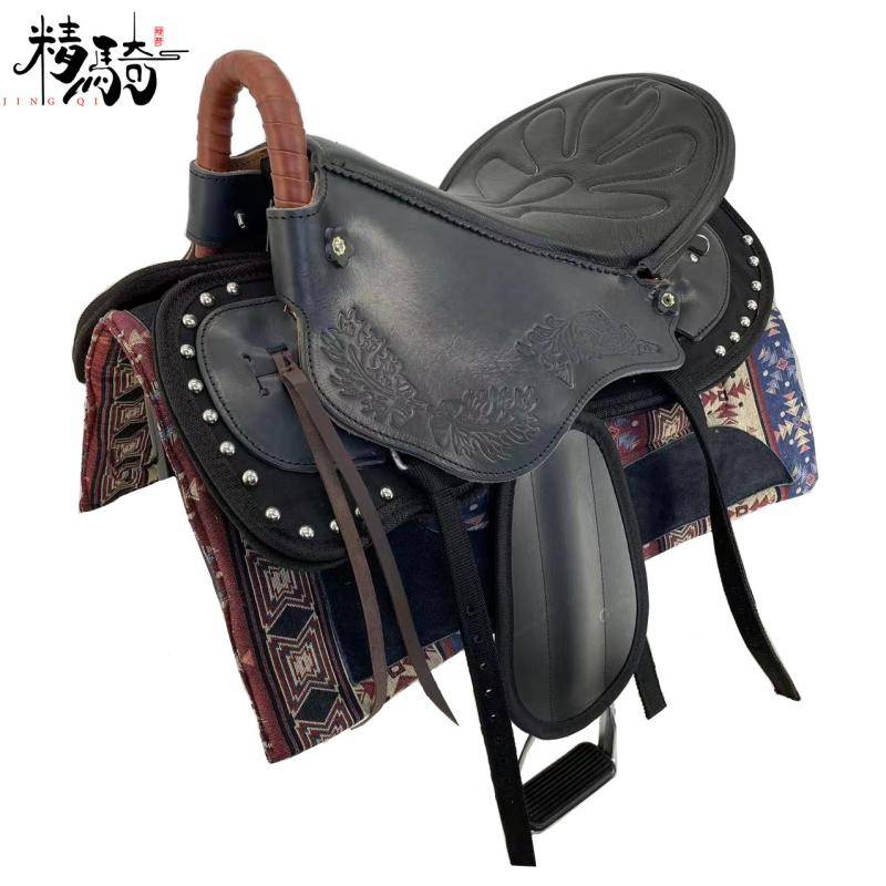 Saddle black (with super-fluorinated leg) + large full-wire fittings
