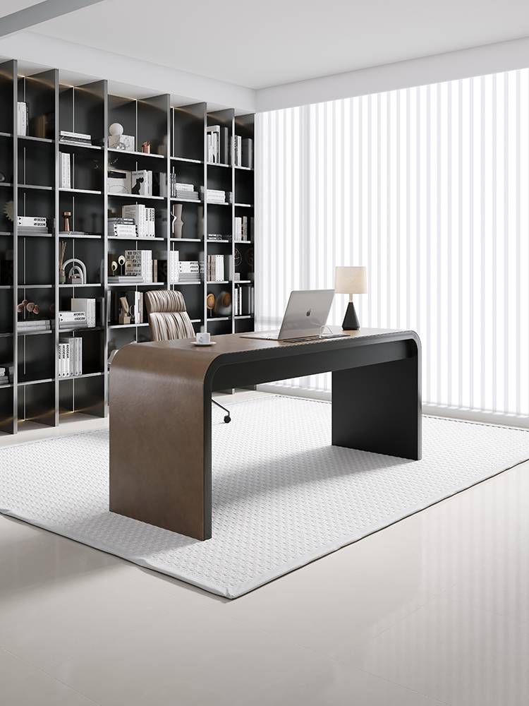 Italian minimalist horse saddling desk home study room bedroom bedroom computer desk living room writing learning workbench