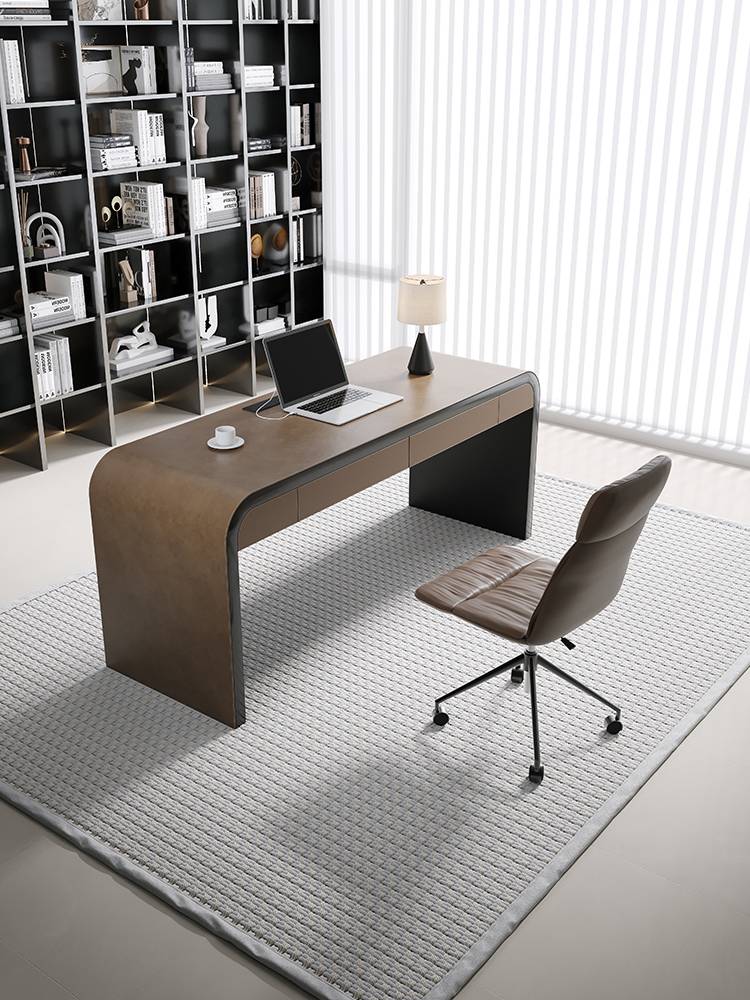 Italian minimalist horse saddling desk home study room bedroom bedroom computer desk living room writing learning workbench