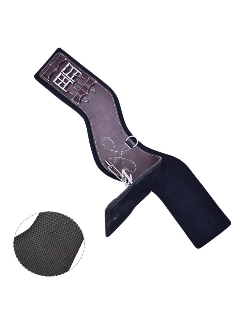 Costume dance -step saddling belly, endurance belly belly, British saddle belly, brown belt, imported horse belly belt protective belt