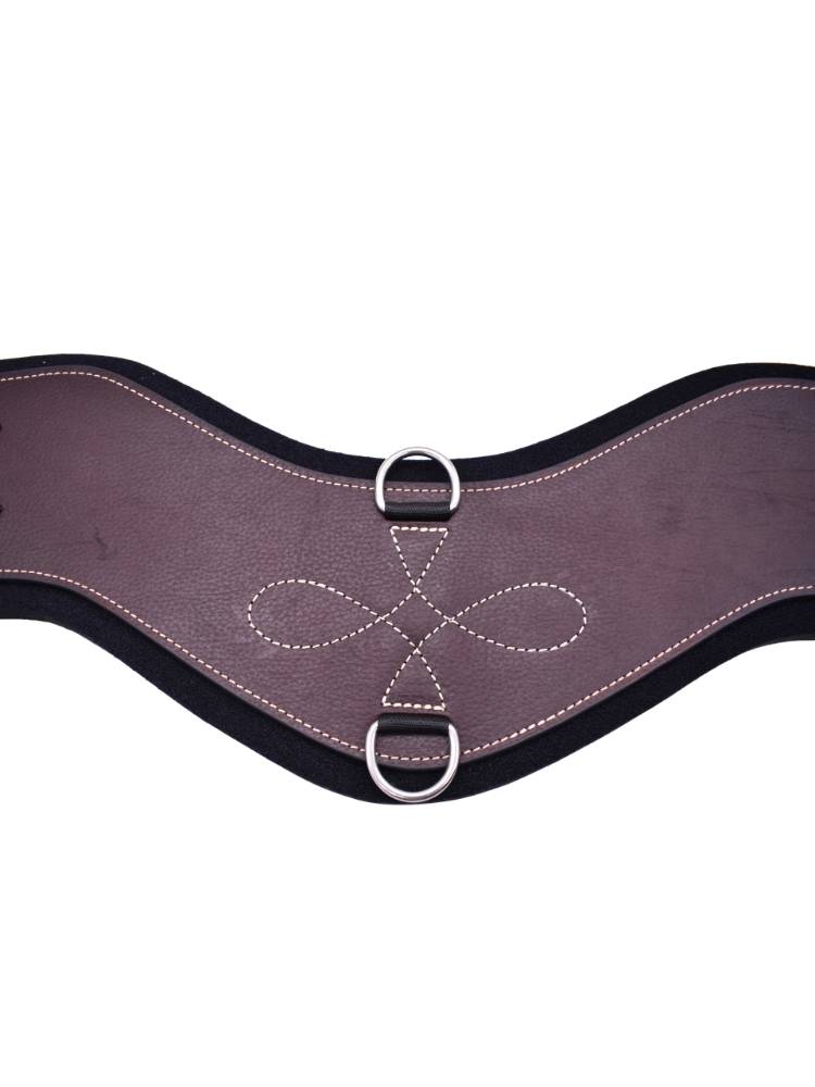 Costume dance -step saddling belly, endurance belly belly, British saddle belly, brown belt, imported horse belly belt protective belt