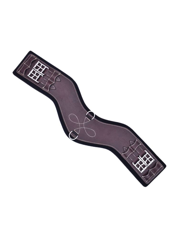 Costume dance -step saddling belly, endurance belly belly, British saddle belly, brown belt, imported horse belly belt protective belt