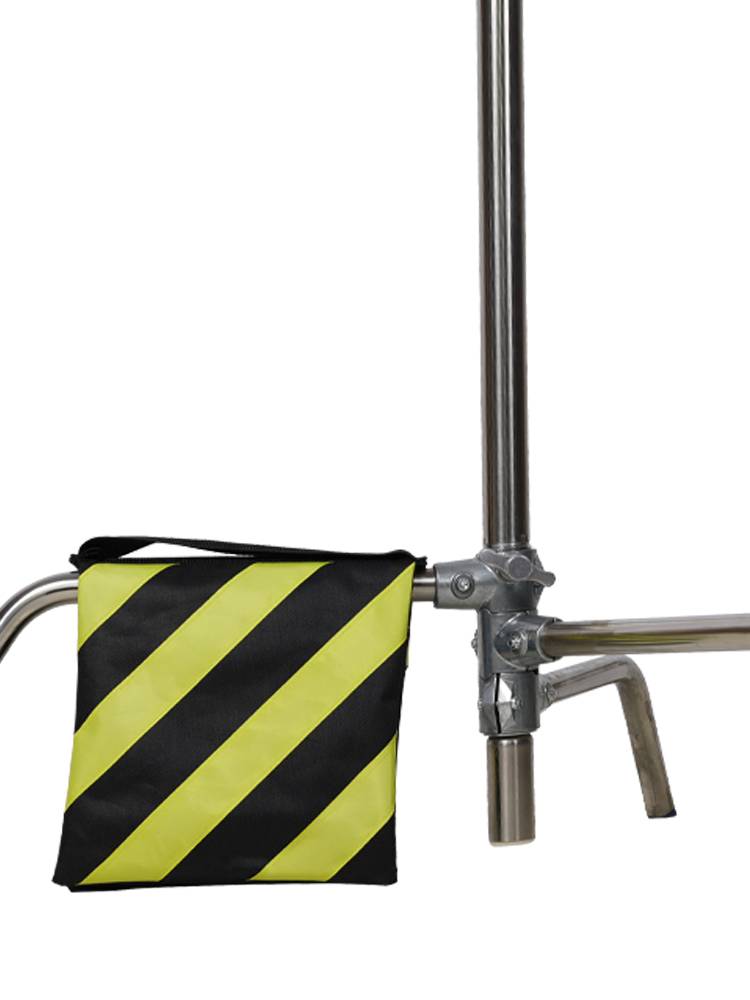 Tianrui Photography Heavy Sand Bag two -color warning stripes C -type magic leg negative bag photography lamp tripod large capacity load -bearing bearing balancing sandbags ceiling lampstein canvas steel saddle bag