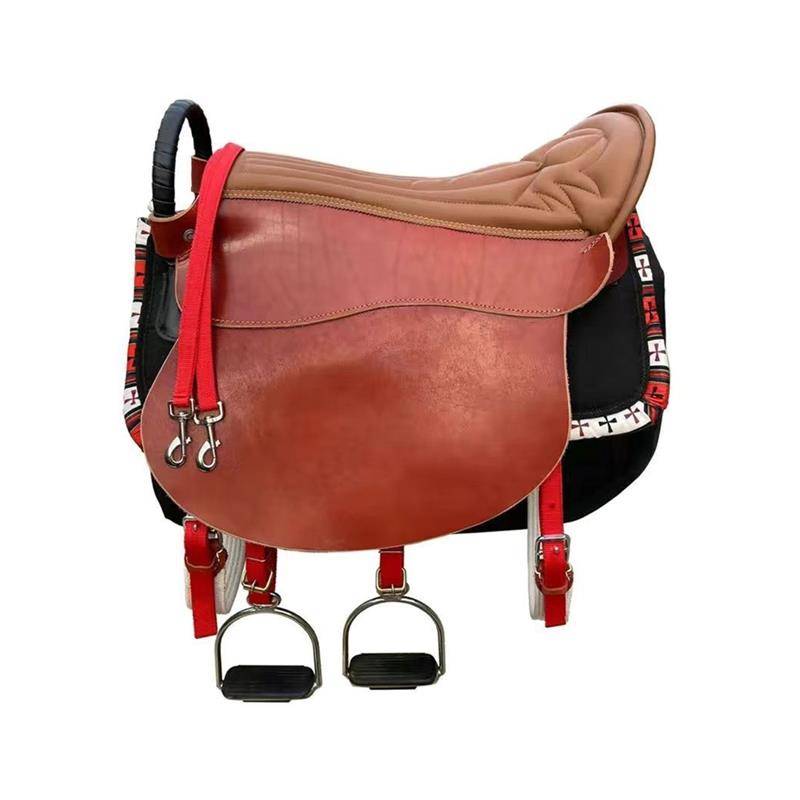 2024 Xinpin Saddle Equestrian Horse Horse Double Saddle Skiller Two Period Extended two people full -child tourists couples