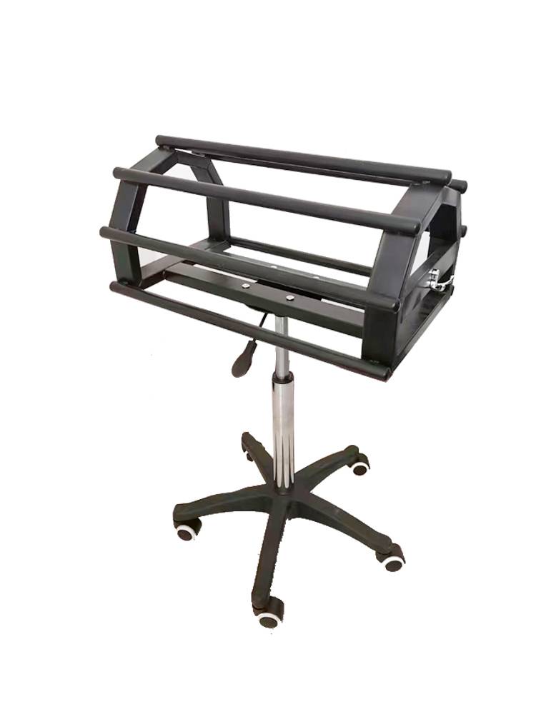 Rotating saddle frame Flooring saddle, putting the saddle shelf alloy telescopic rotating saddle, placing a saddle with 5 rounds
