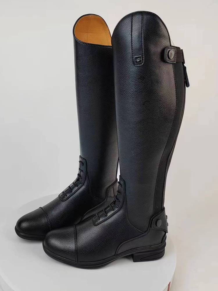 Horse boots on horses, boots on boots. Boots on boots