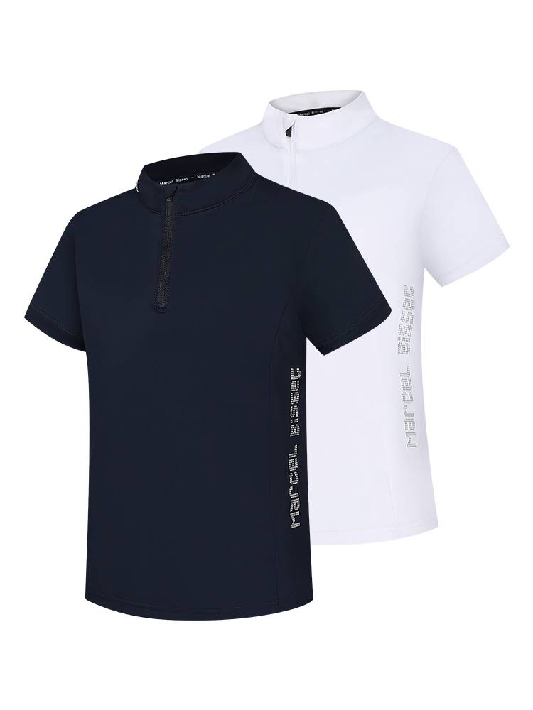 Children's Equestrian T -shirt Equestrian Equestrian Clothing Children's Summer Men and Girls Riding Children's Equestrian Clothes 140