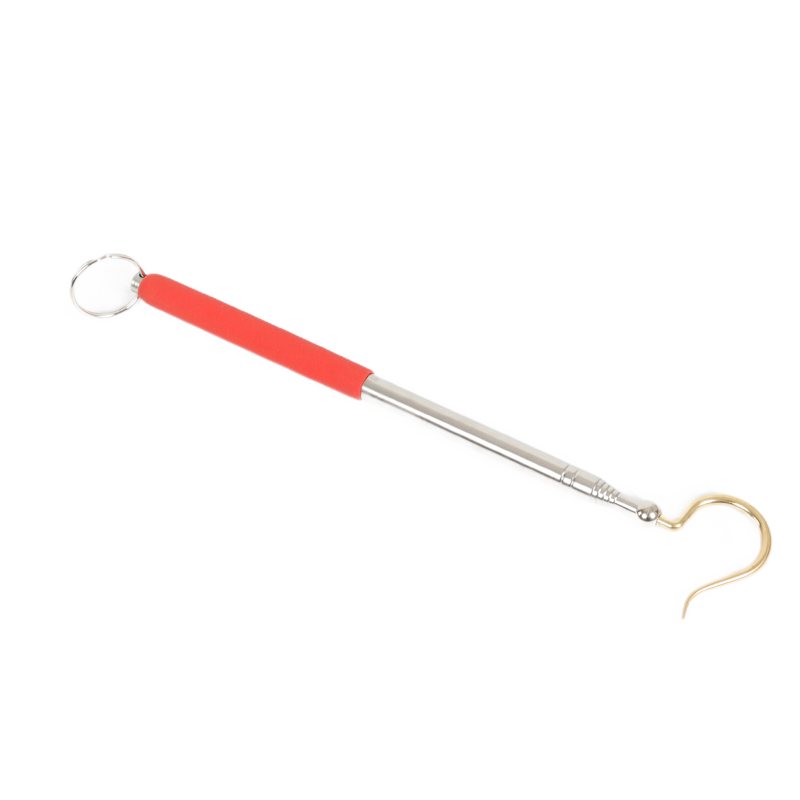 Stainless steel stretching rod hot selling bird cage outdoor red seed embroidered eyebrows eyebrows retractable hook hook