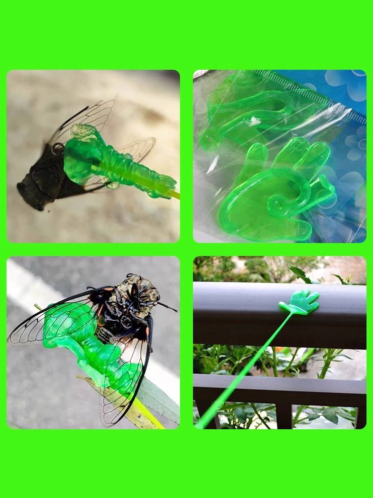 Knowing the ball catching tool, the green ball sticky dust sticky ball, grab the monkey's palm sticky glue toy