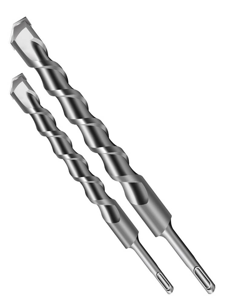 Round-handle electric hammer drill bits are extended to impact round head through the wall over 25 cm-1 meter 1.5 meters, 2 meters concrete cement
