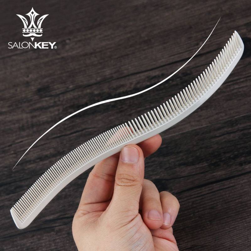 Professional men's flat head cuts hair and combed Apple combed the big flat comb warhead s -shaped male hair combing hair comb