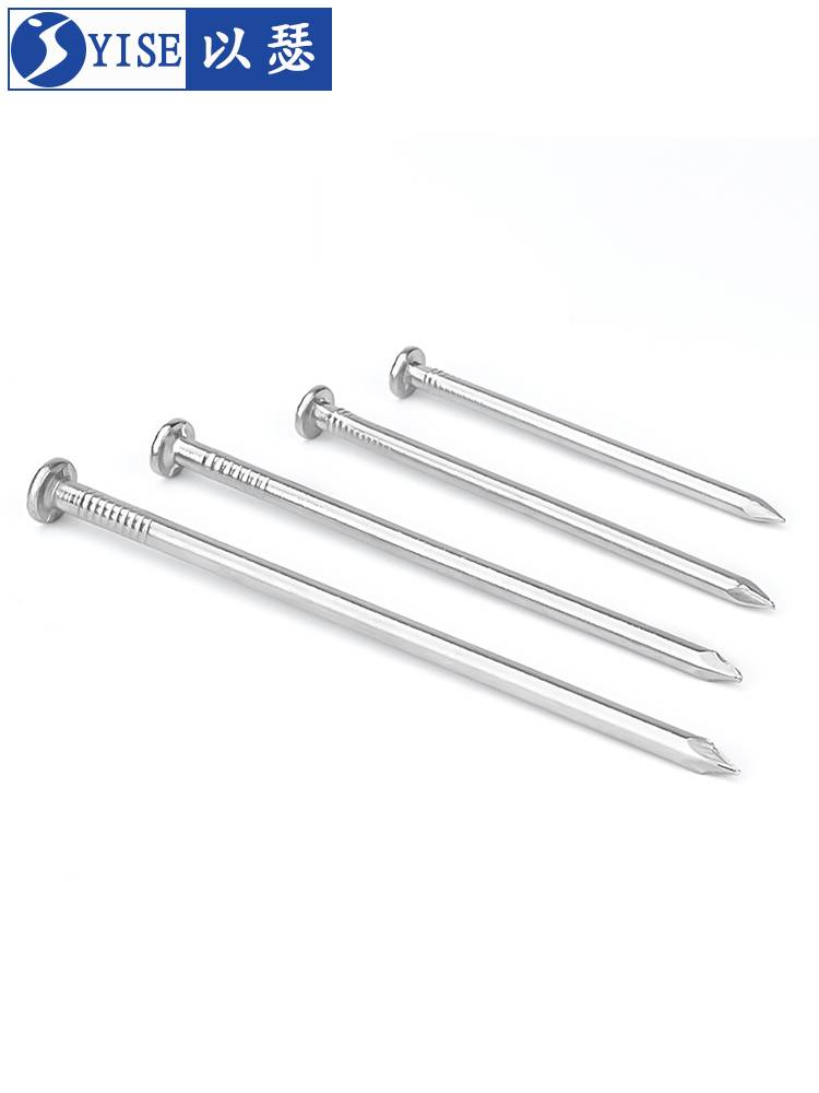 201/304 stainless steel round nail steel nails woodwork wooden hanging nails with long ocean nails floor nails