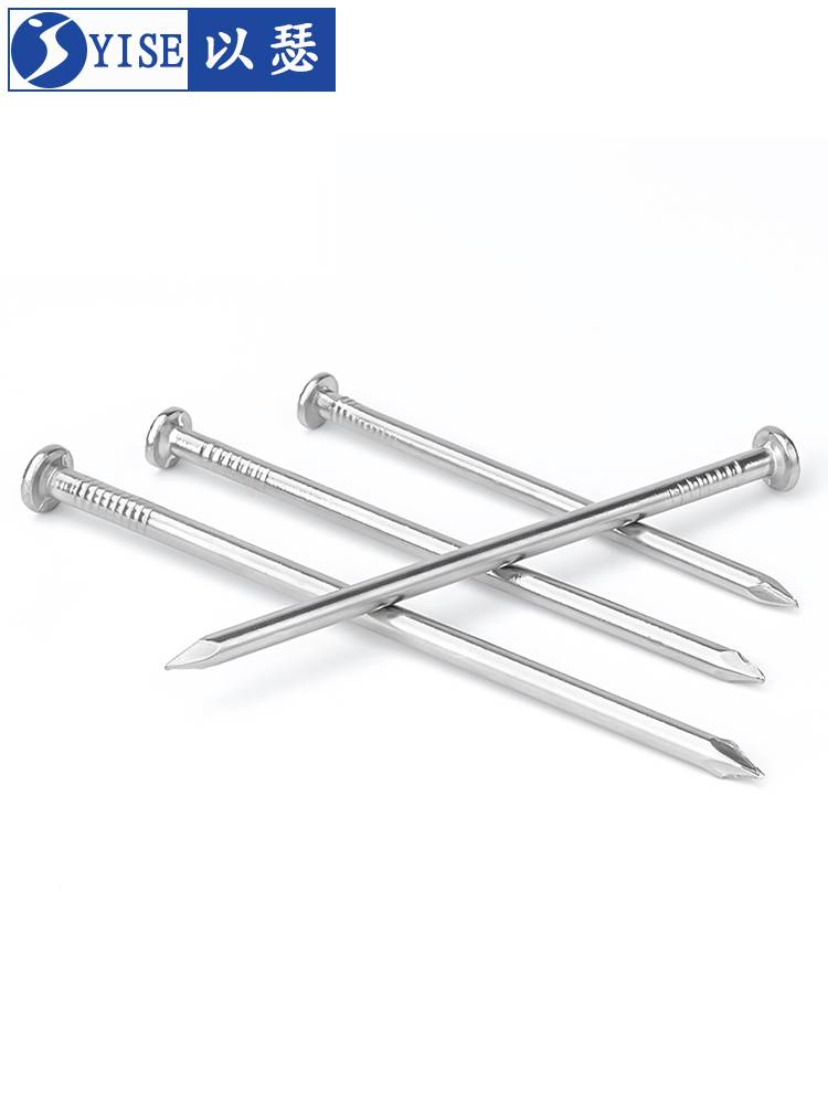 201/304 stainless steel round nail steel nails woodwork wooden hanging nails with long ocean nails floor nails