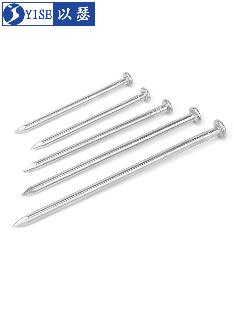 201/304 stainless steel round nail steel nails woodwork wooden hanging nails with long ocean nails floor nails