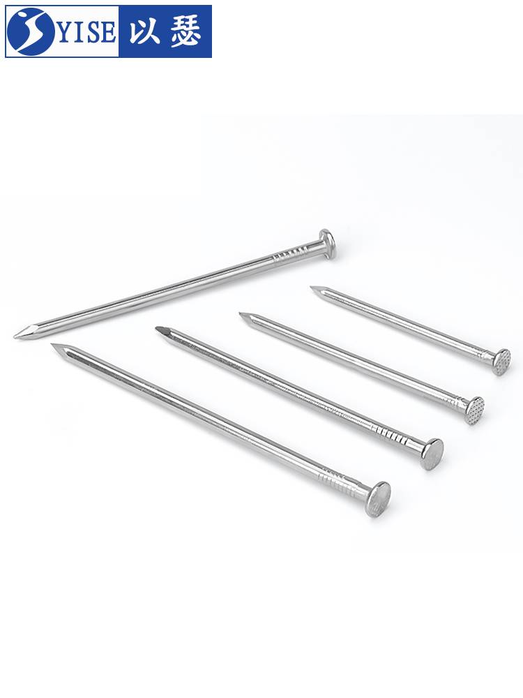 201/304 stainless steel round nail steel nails woodwork wooden hanging nails with long ocean nails floor nails