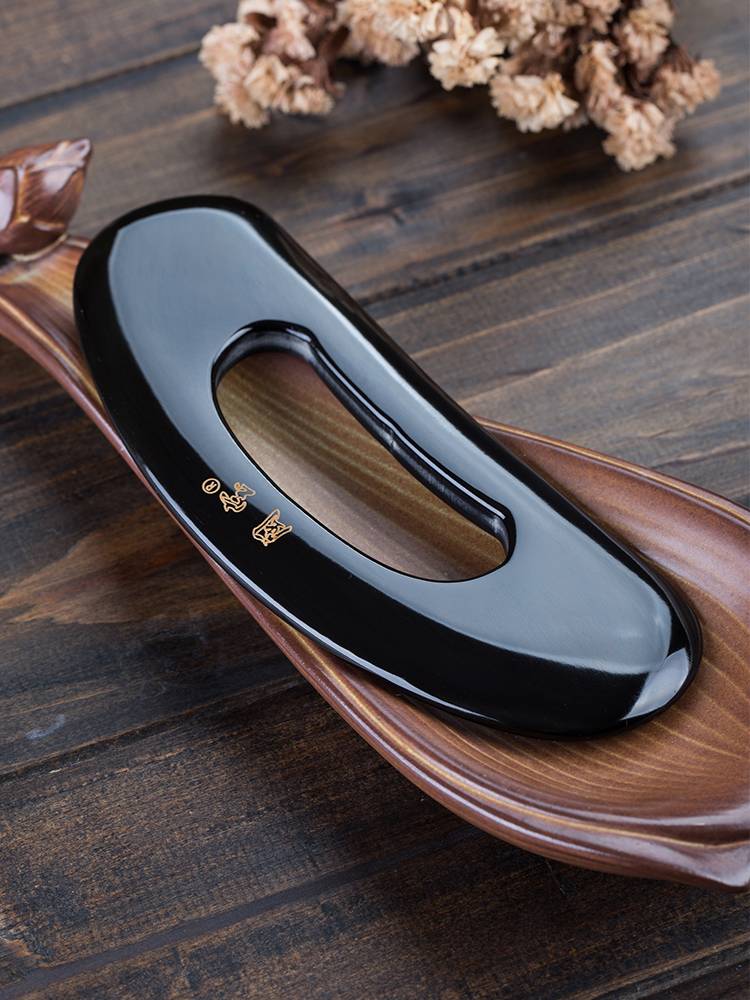 Large back scraping board Natural bull horns The whole body is universal back, back massage leg scraping legs, saving effort