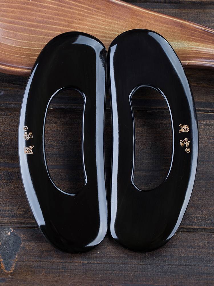 Large back scraping board Natural bull horns The whole body is universal back, back massage leg scraping legs, saving effort