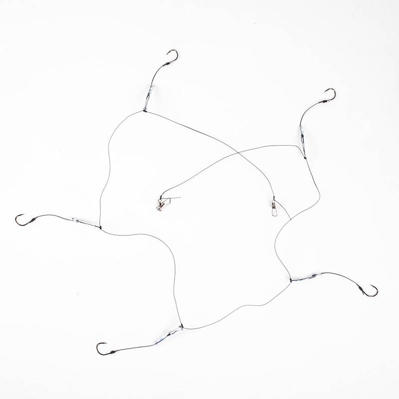 Hercules hook line group anti -wound -wounding sea fishing yellow spicy bass and throwing pole fishing group sea pole fish hook suit