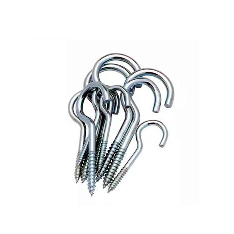 A blue Zinc Question mark to open the mouth of the sheep's eye, to tie the wind hook to the self-absorbed screws, 2#-14# chandelier hook