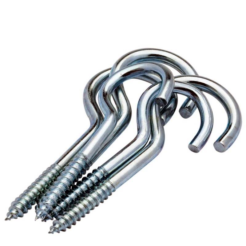 A blue Zinc Question mark to open the mouth of the sheep's eye, to tie the wind hook to the self-absorbed screws, 2#-14# chandelier hook