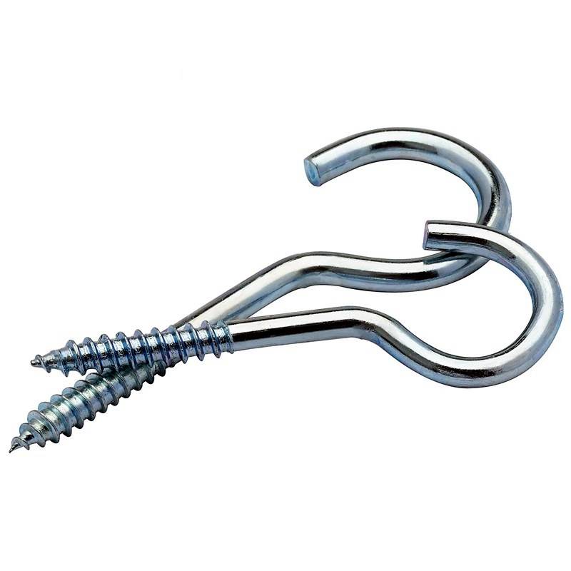 A blue Zinc Question mark to open the mouth of the sheep's eye, to tie the wind hook to the self-absorbed screws, 2#-14# chandelier hook