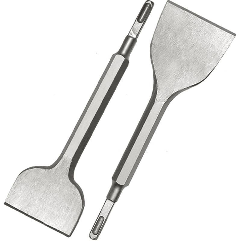 The square -headed electric hammer chisel flat shovel disassembled copper and widen the ultra -thin flat -chisent square handle, four pits, flat pick -chisel wall gray tiles