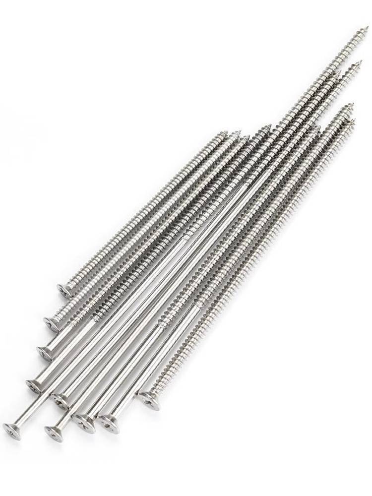 304 Stainless Steel Cross Flat Top Self -attack Screw Switch Panel Panel Calculometer 6M3M4M5