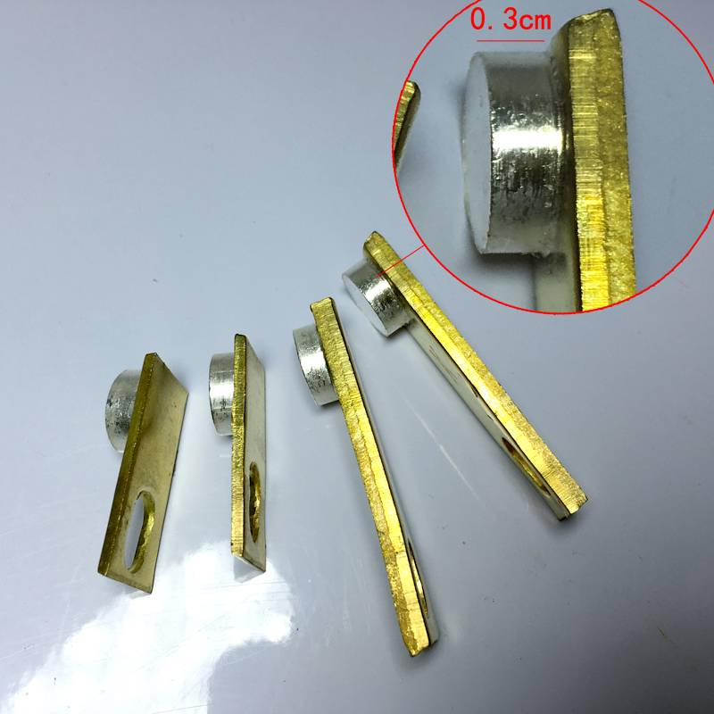 Coil machine Old -style platinum machine accessories contact switch to fire point pure copper pure silver solid thick hand presses the control head
