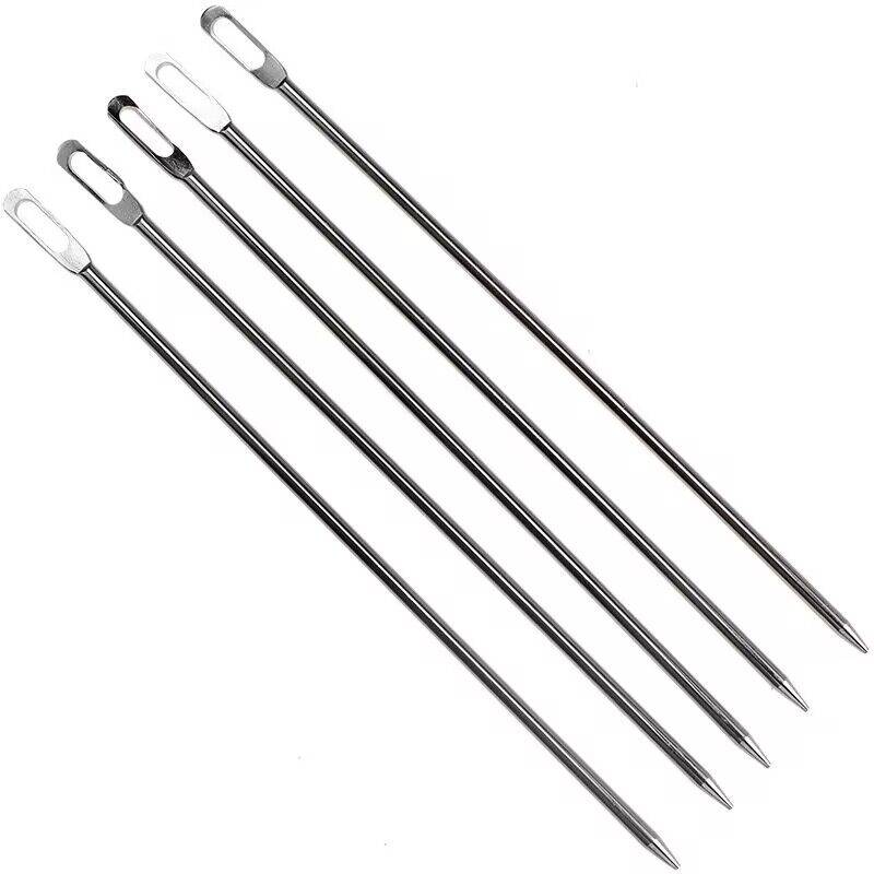 Wearing pants waist rope artery bag hand sewing thick needle large pores handmade sealing needle piercing rope rope thick needle big needle thickened