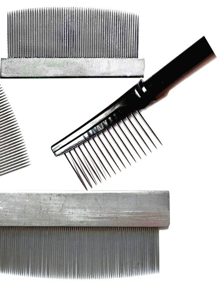Comb with iron combing combing gauze clothing repair material textile tool textile iron comb, triumph iron comb