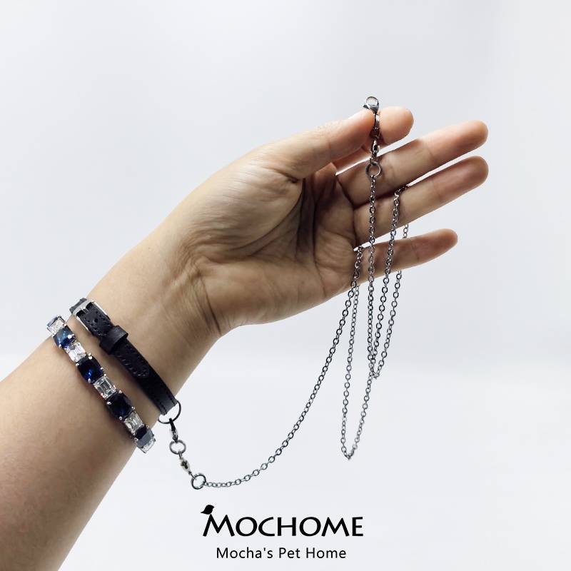 Medium stainless chain + bracelet