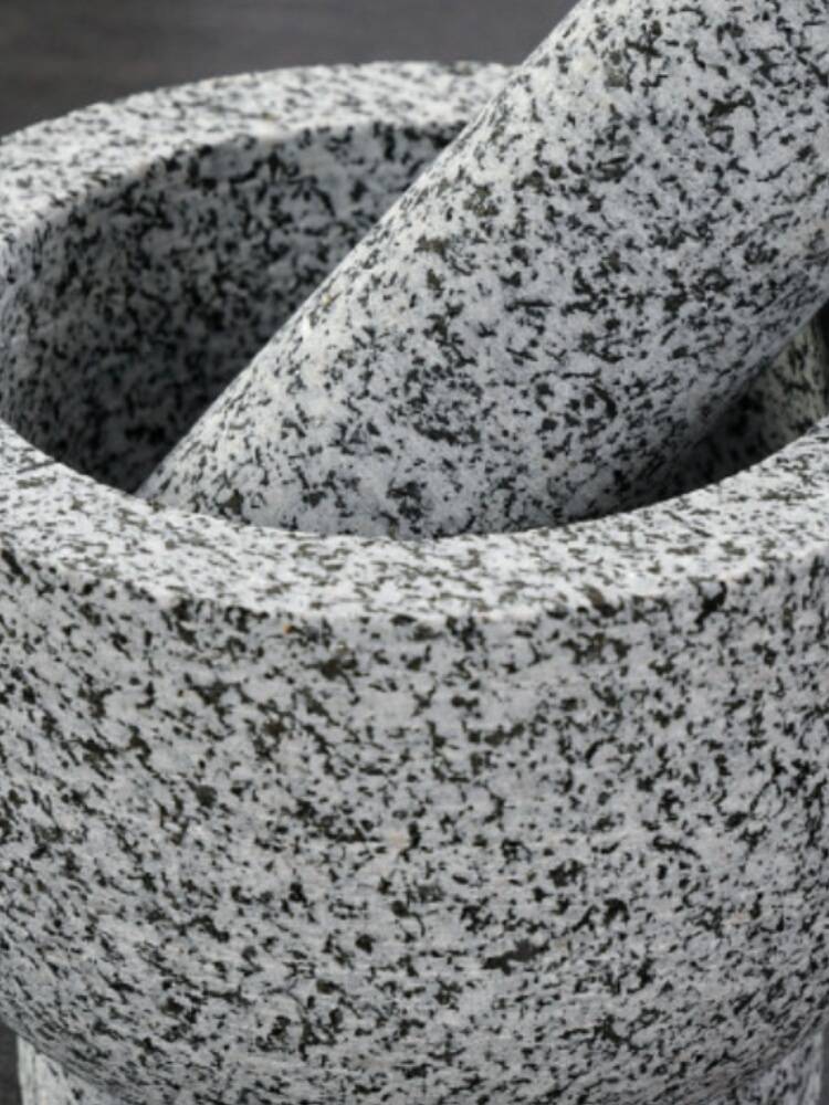 Stone garlic mortar pounding garlic garlic garlic mud, mash the home grinding mortar stone mortar manually smash the garlic can