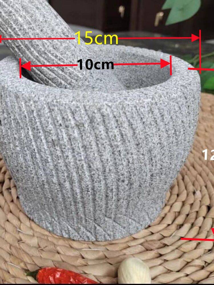 Stone garlic mortar pounding garlic garlic garlic mud, mash the home grinding mortar stone mortar manually smash the garlic can