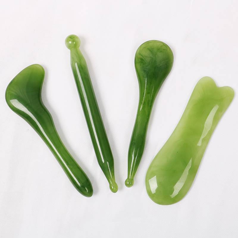 Scraping Massage Board, the whole body of the face, facial face, eye, head therapy comb, women's dial stick beauty salon, 10 pieces